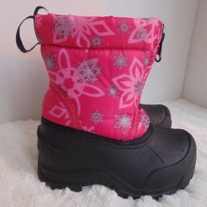 Snow Boots Girl's Northside Pink/Black Snow Boots Size 6